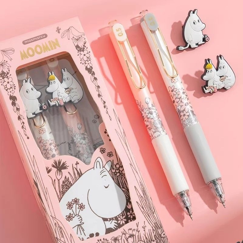 Stationery Supplier - Canetas Gel Retráteis Moomin Fofas 0.5mm