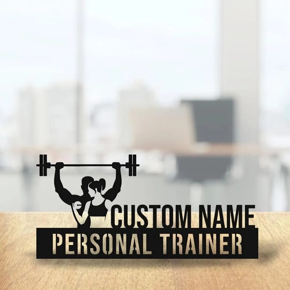 Desk Name Plate - Placa de Nome Personalizada em Metal