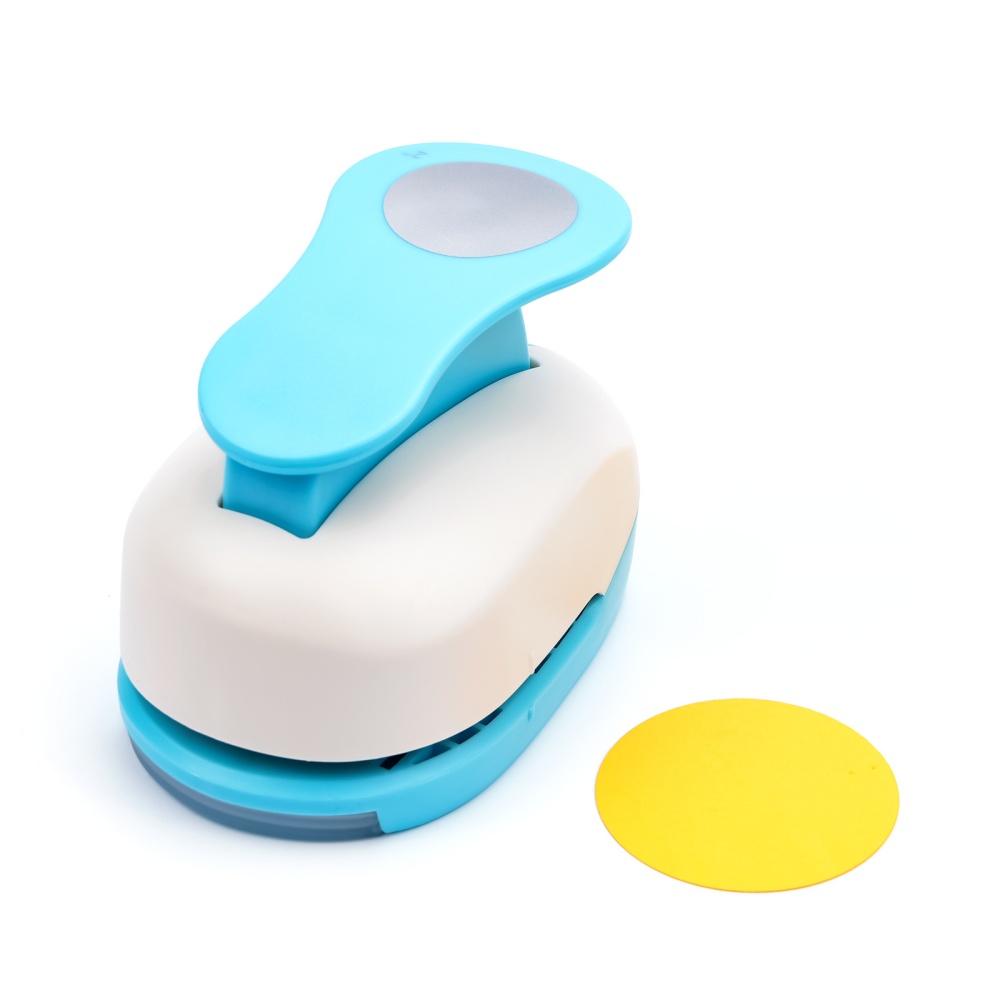 Paper Punch 3 Hole - Cortador de papel circular para artesanato,