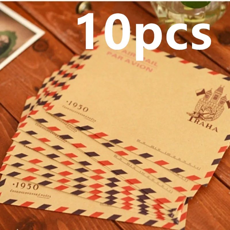 Letter Envelope Kraft - 10 pçs 9.7*7.5cm retro popular envelope