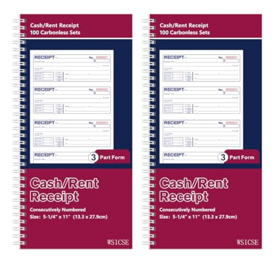 Carbon Copy Book - Pacote com 2 Livros de Recibos