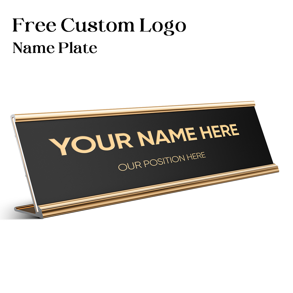 Desk Name Plate - Placas de nome de escritório personalizadas
