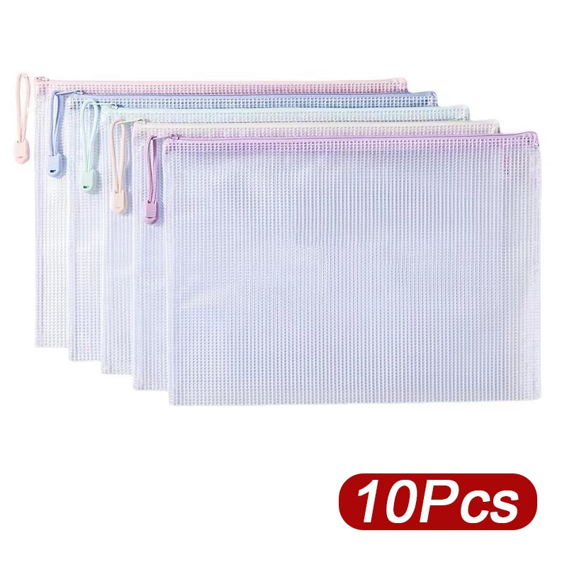 Is Stationery Office Supply - Saco de malha com zíper, 5-30