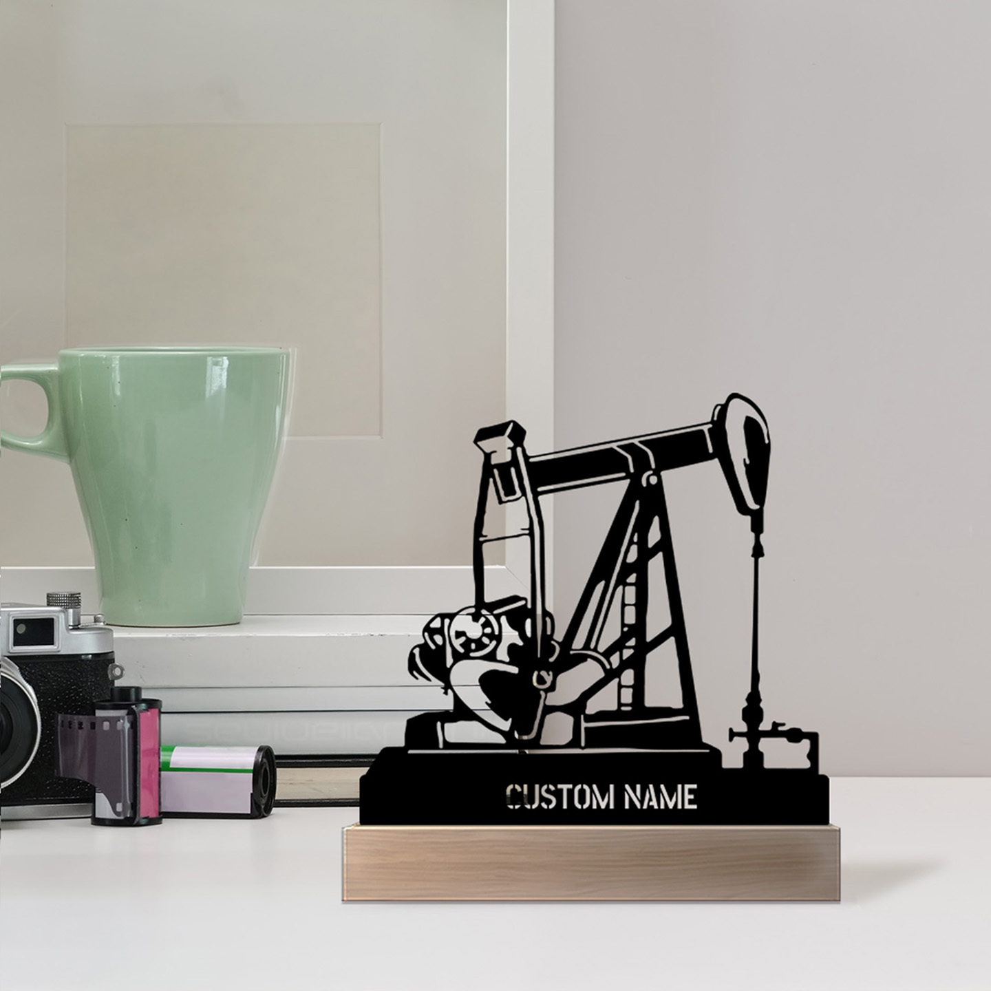 Desk Name Plate - Placa de Nome Personalizada para Mesa