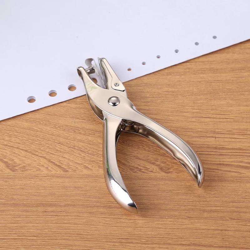 Paper Punch 3 Hole - Perfurador de Papel Portátil de 3/6mm,