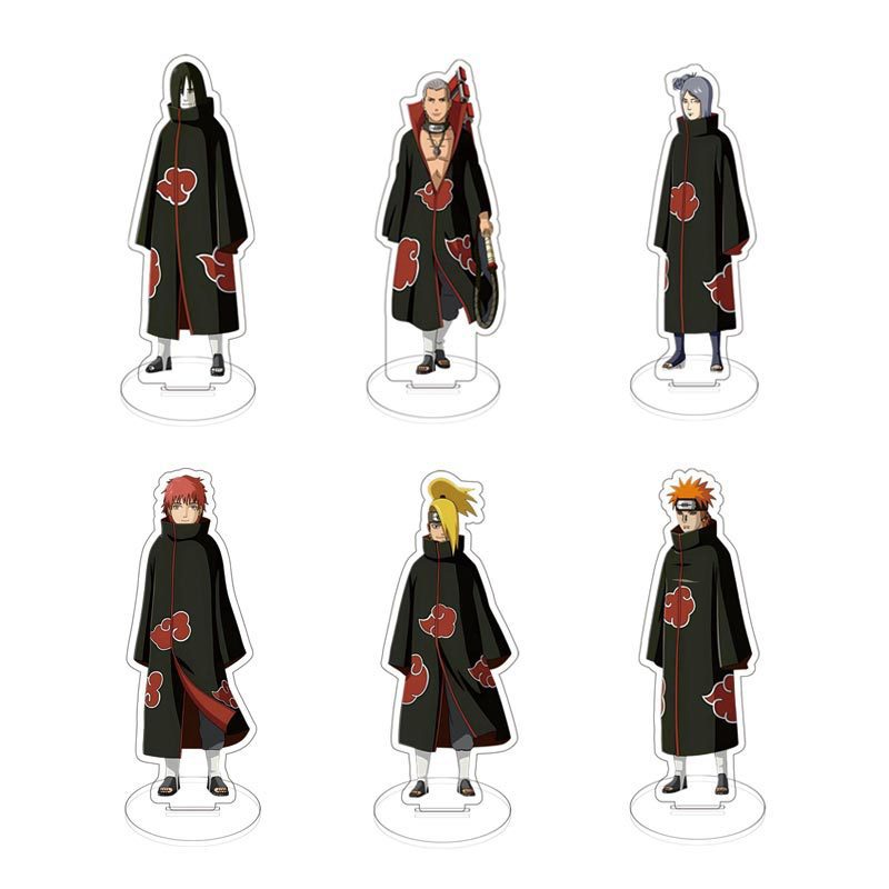 Desk Name Plate - Placa de Acrílico Naruto: Figura Akatsuki