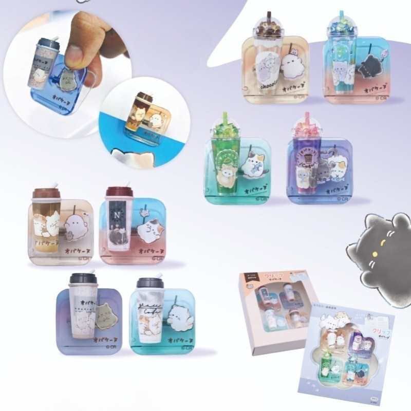 Is Stationery Office Supply - Clipe de Papel Cartoon Portátil com