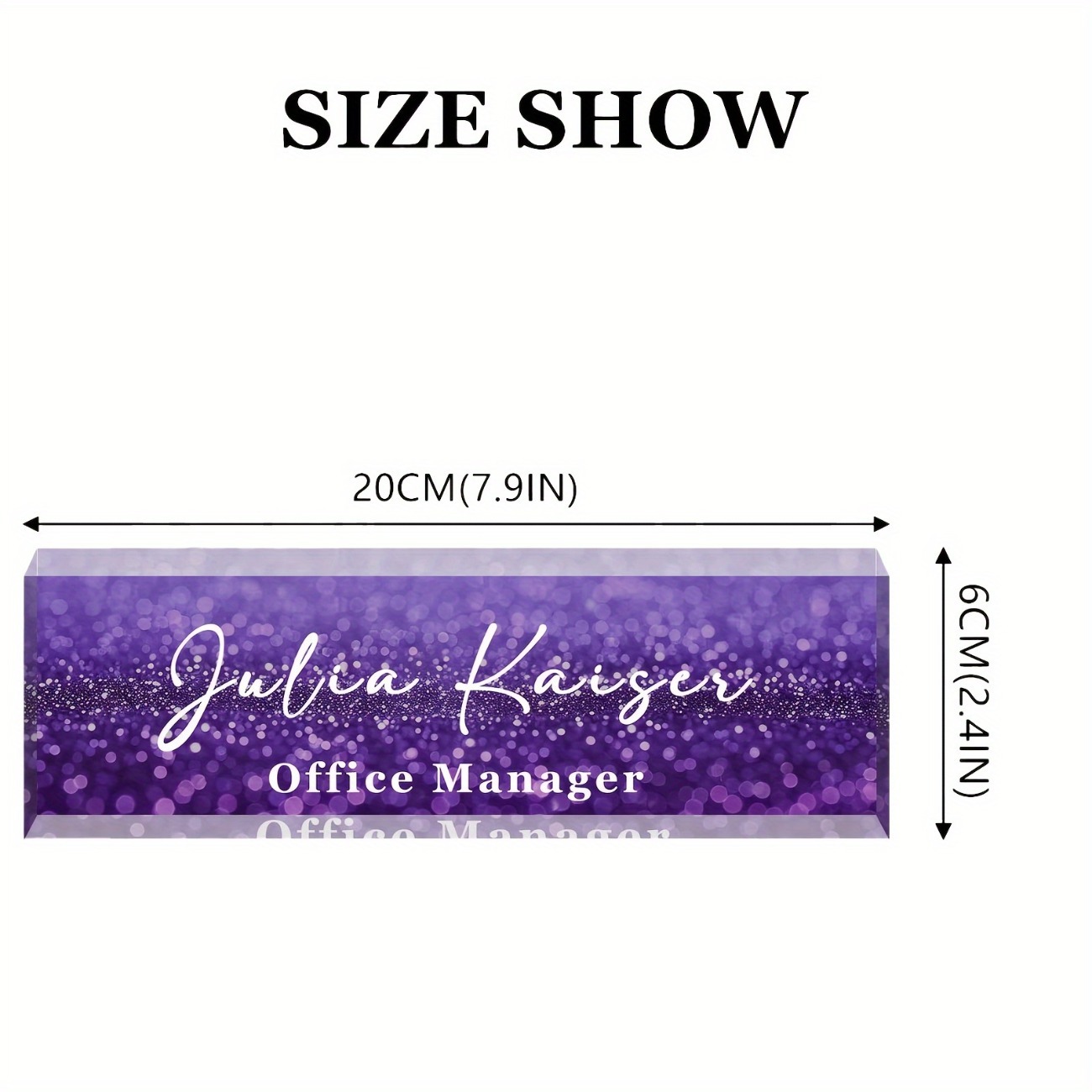 Placa de Nome Personalizada em - Desk Name Plate avaliação e preço