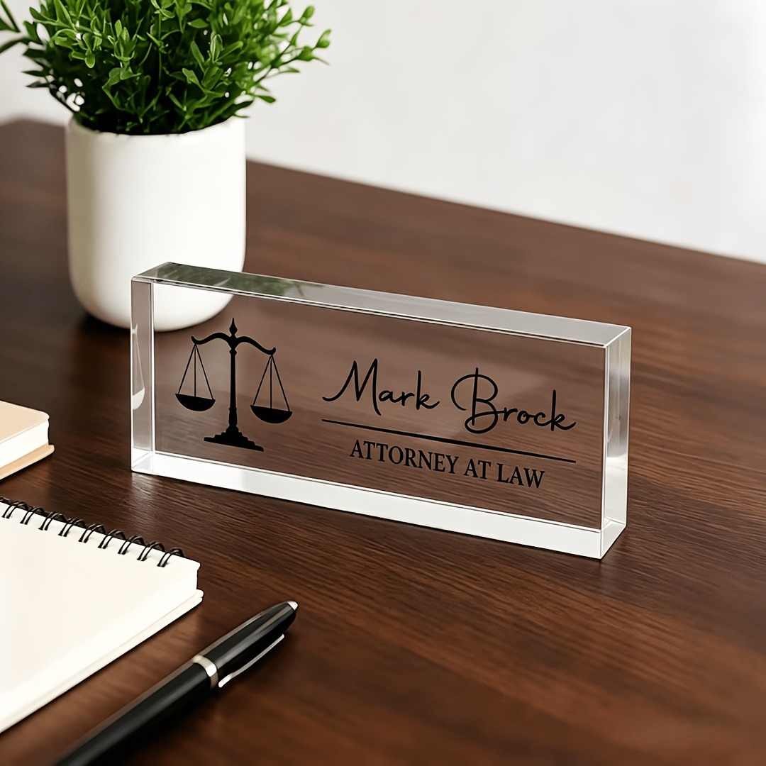Placa de Nome Personalizada em - Desk Name Plate avaliação e preço