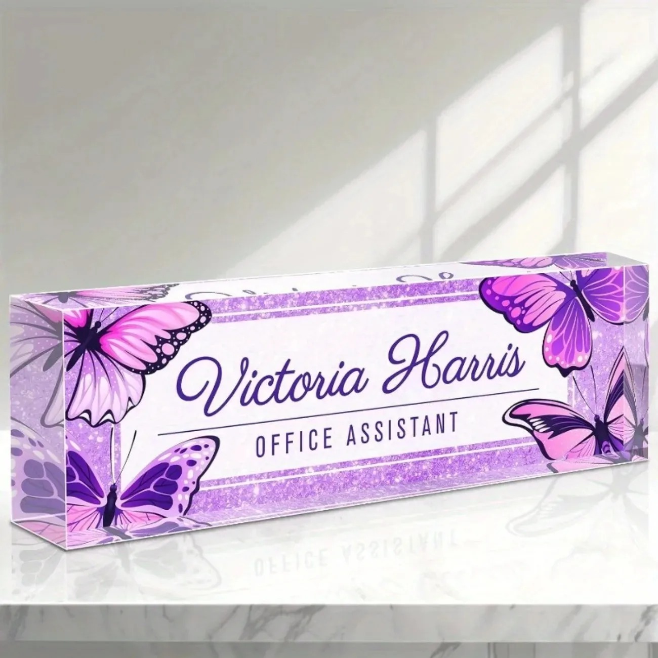 Placa de Nome Personalizada em - Desk Name Plate avaliação e preço