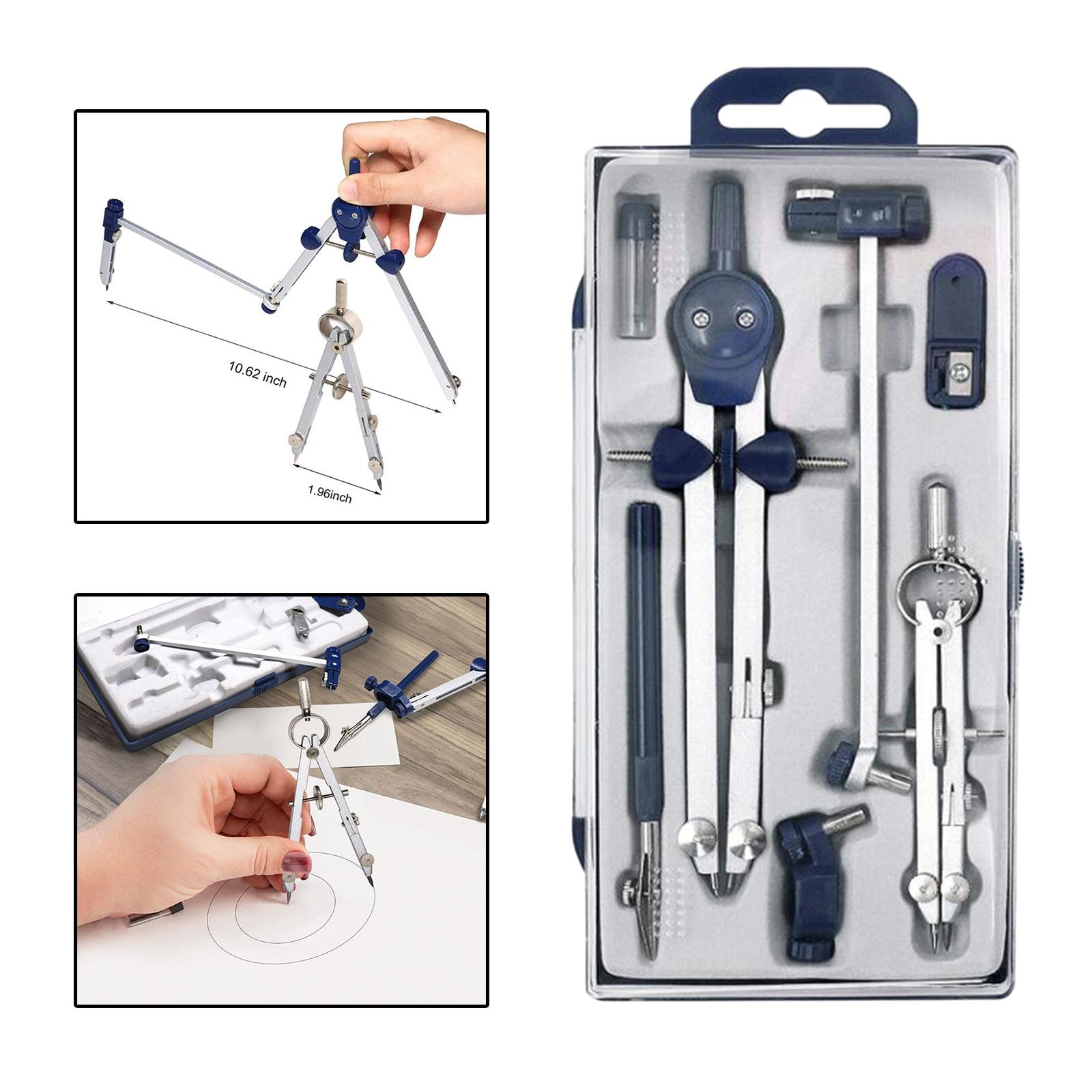 Conjunto de geometria de 7 peç - Compass Geometry Set avaliação e preço