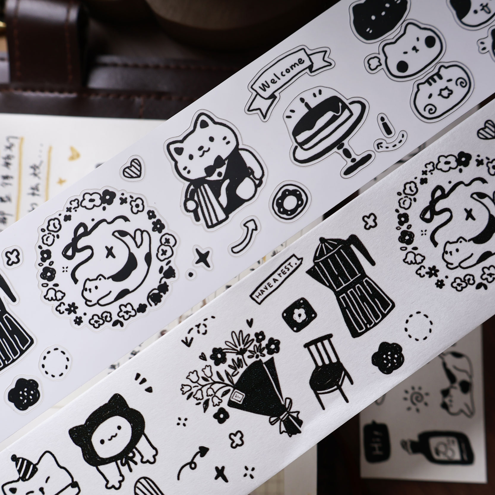 YiEr Studio Vintage Diário Gat - Washi Tape Set avaliação e preço