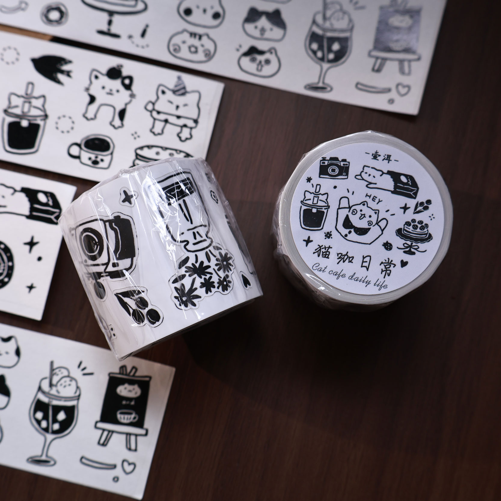 YiEr Studio Vintage Diário Gat - Washi Tape Set avaliação e preço