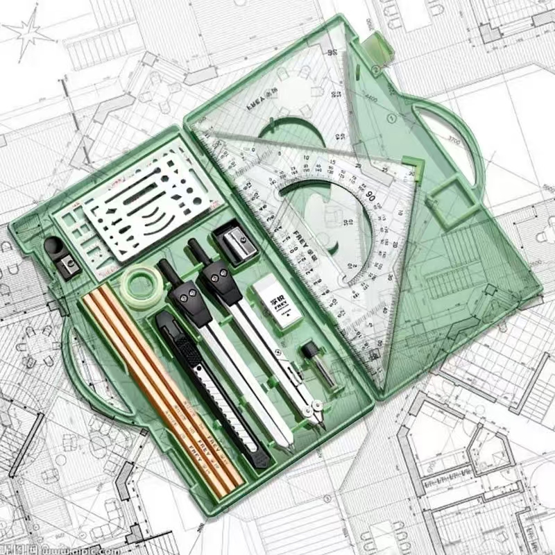 Kit de desenho de réguas e bús - Compass Geometry Set avaliação e preço