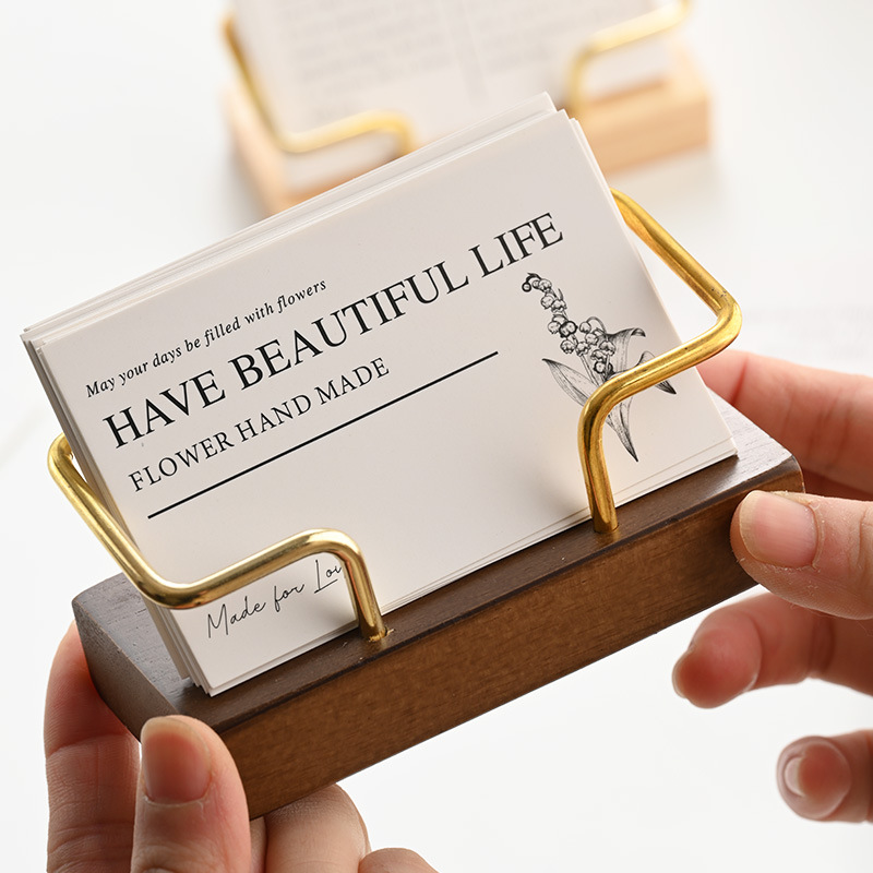 Suporte de Cartões de Visita d - Desk Name Plate avaliação e preço