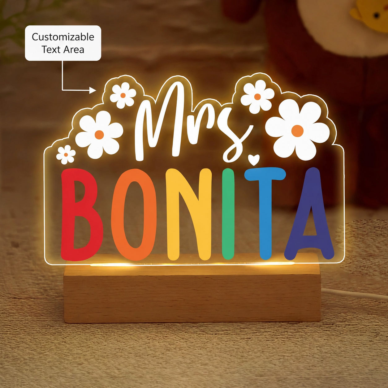 Placa de Nome Personalizada pa - Desk Name Plate avaliação e preço