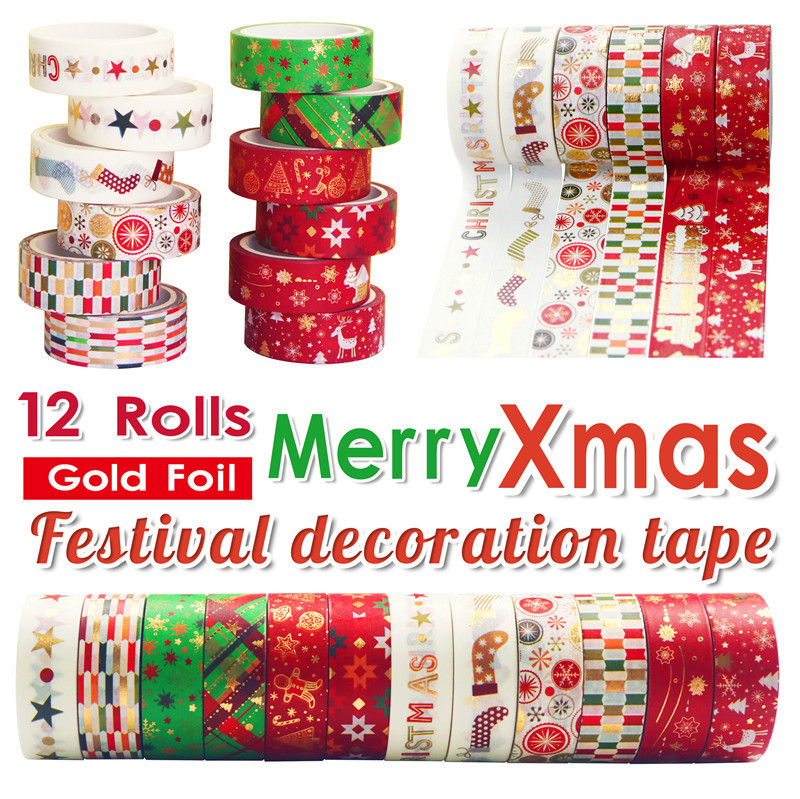 60 medidor de Natal Conjunto d - Washi Tape Set avaliação e preço