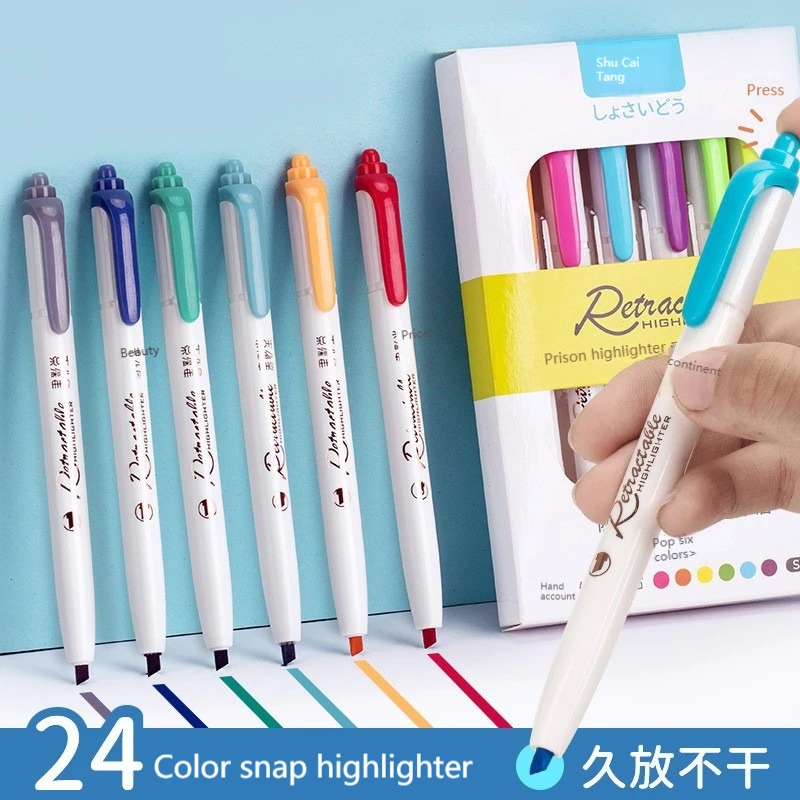 6 cores/conjunto morandi marca - Highlighter Set Pastel avaliação e preço