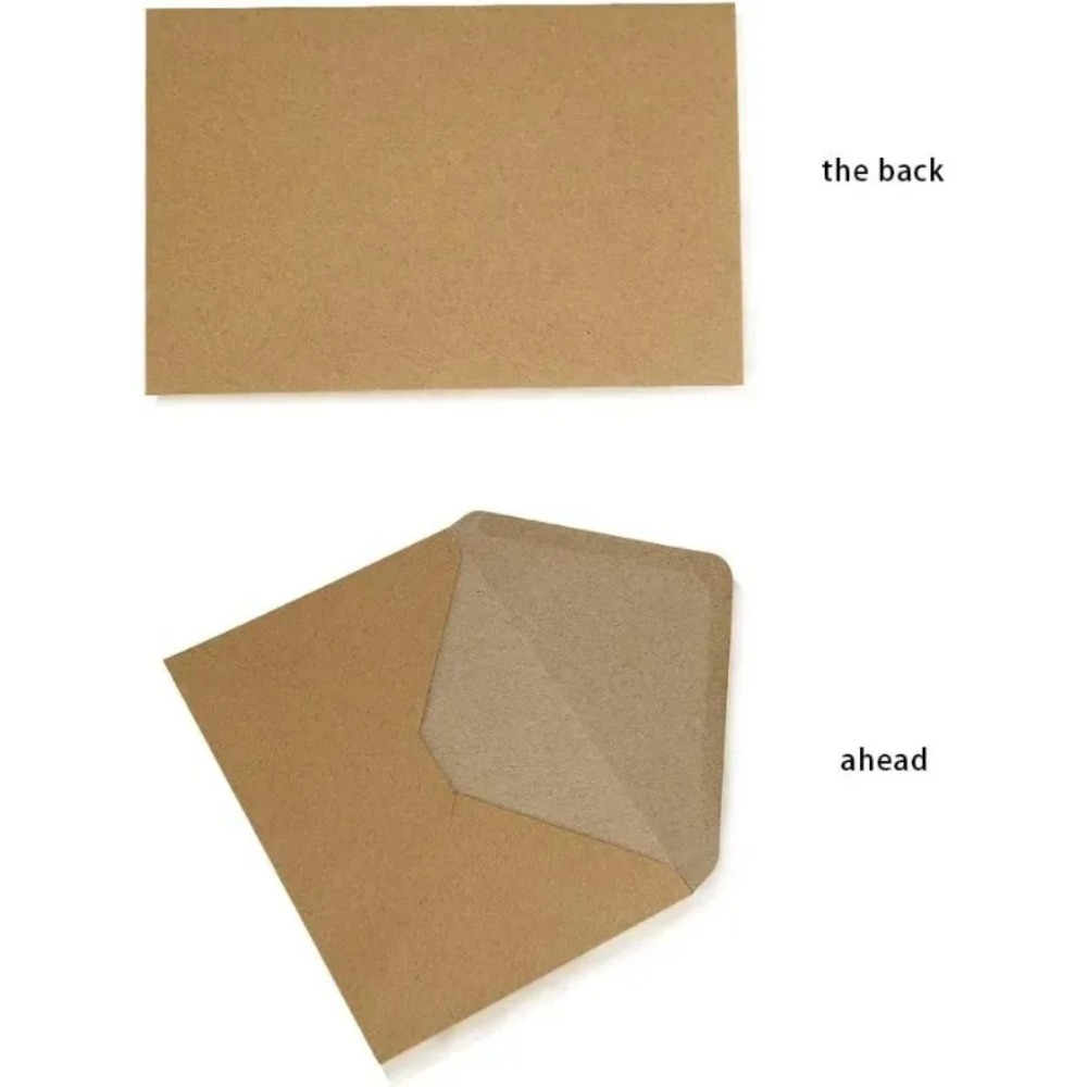 50 unidades de envelopes cláss - Letter Envelope Kraft avaliação e preço