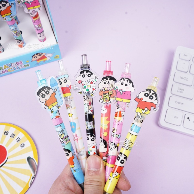 Caneta Gel Cartoon Crayon Shin - Stationery Warehouse avaliação e preço