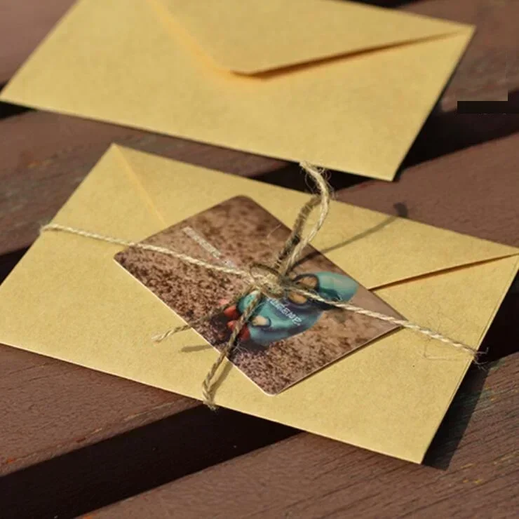 30 Envelopes Kraft Vintage Gra - Letter Envelope Kraft avaliação e preço