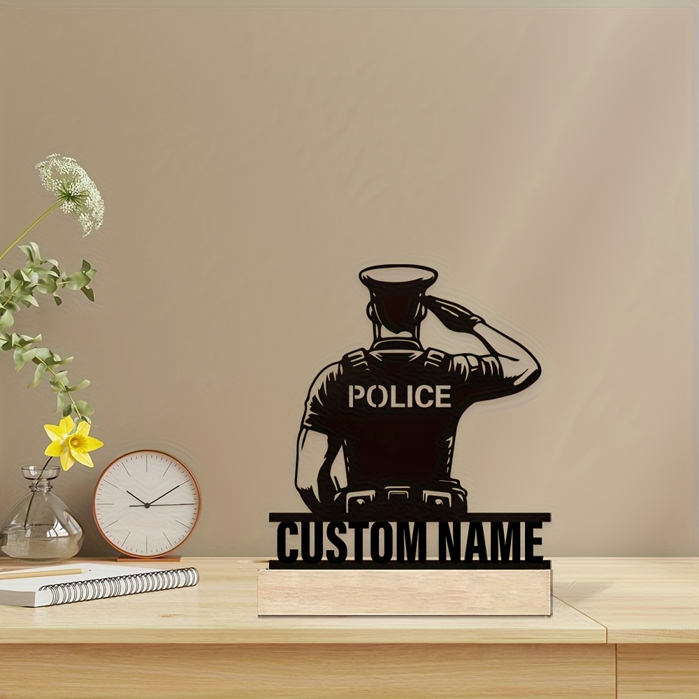 Distintivo de Metal Personaliz - Desk Name Plate avaliação e preço