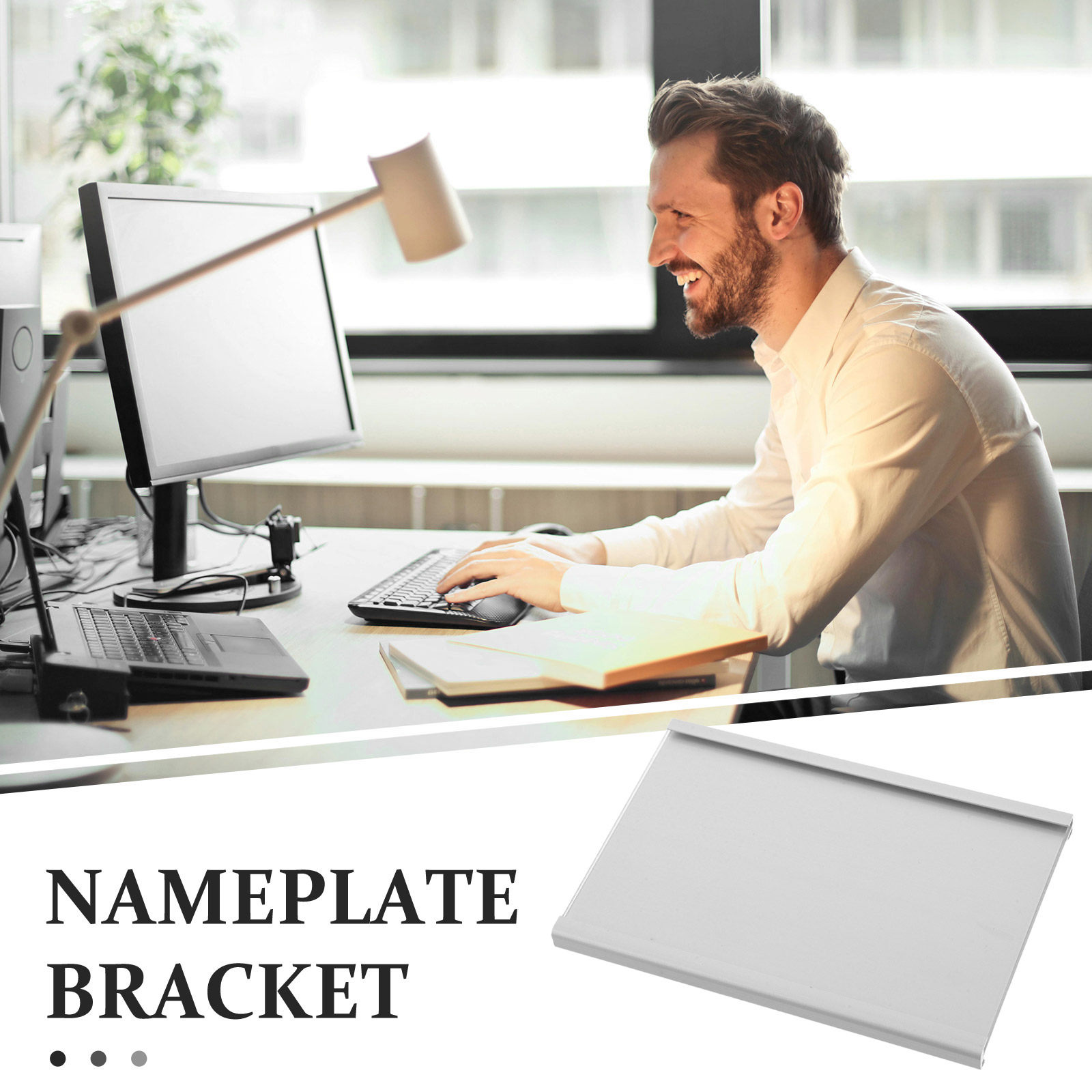 Suporte de Placa de Nome para  - Desk Name Plate avaliação e preço