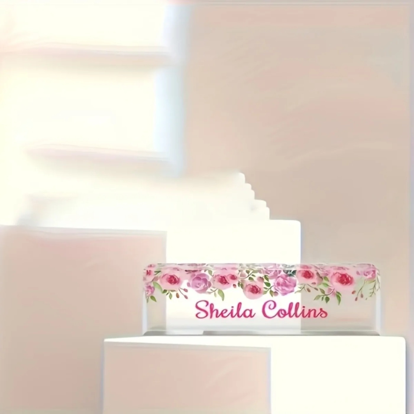 [2D Plano] Placa de Nome de Ac - Desk Name Plate avaliação e preço