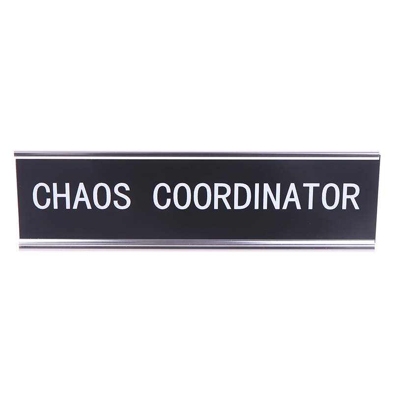Placa de mesa com placas engra - Desk Name Plate avaliação e preço
