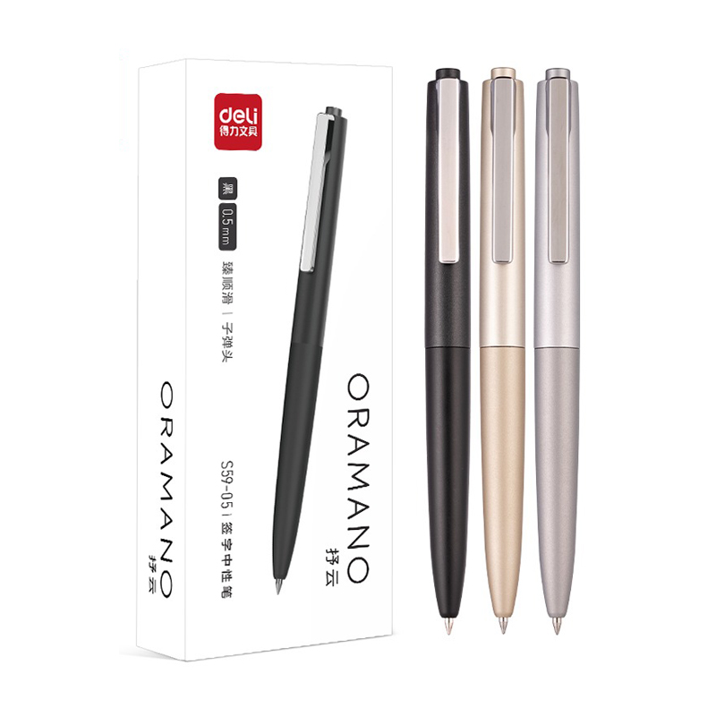 Deli 3 pçs 0.5mm/0.7mm caneta  - Office Stationery Supply Business avaliação e preço
