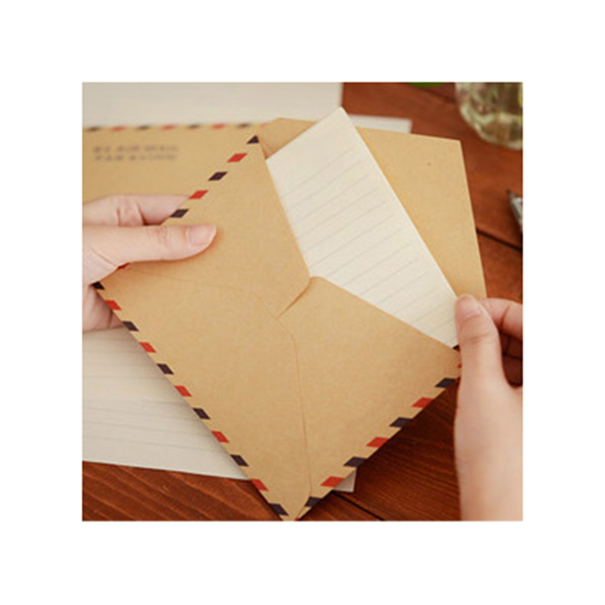 10 unidades de envelopes de pa - Letter Envelope Kraft avaliação e preço
