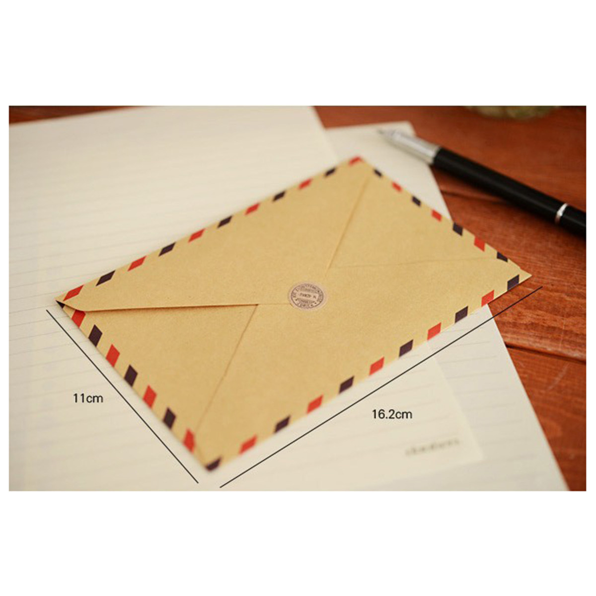 10 unidades de envelopes de pa - Letter Envelope Kraft avaliação e preço