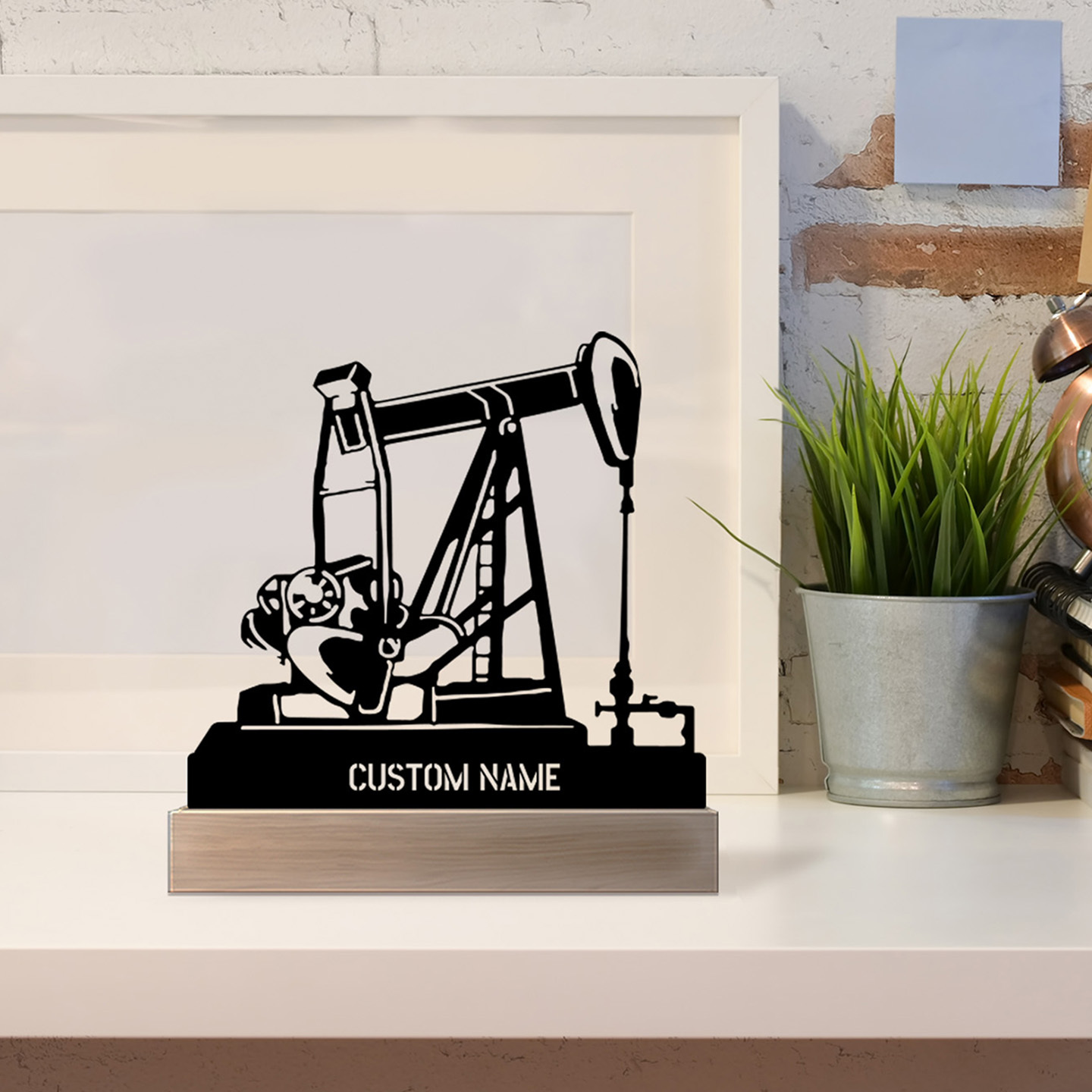 Placa de Nome Personalizada pa - Desk Name Plate avaliação e preço