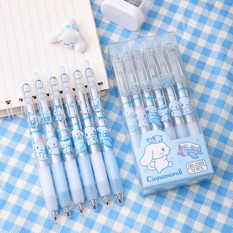 Conjunto de 6-12 Canetas Gel S - Stationery Supplier avaliação e preço