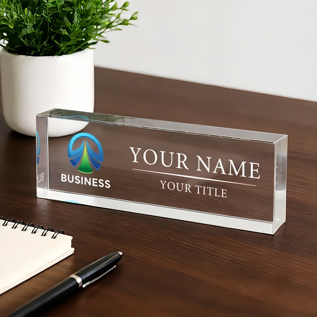Placa de Nome Personalizada em - Desk Name Plate avaliação e preço