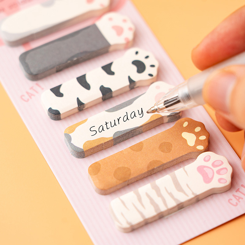 40 pacotes kawaii gato bloco d - Stationery Office Items List avaliação e preço