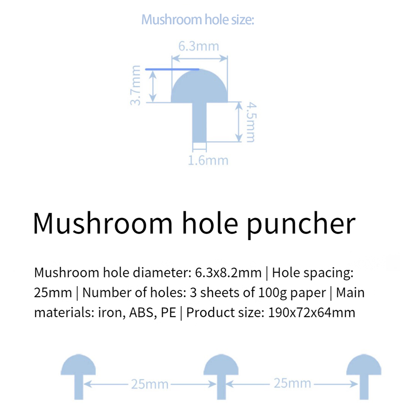 KW-triO Portátil DIY Cogumelo  - Paper Punch 3 Hole avaliação e preço