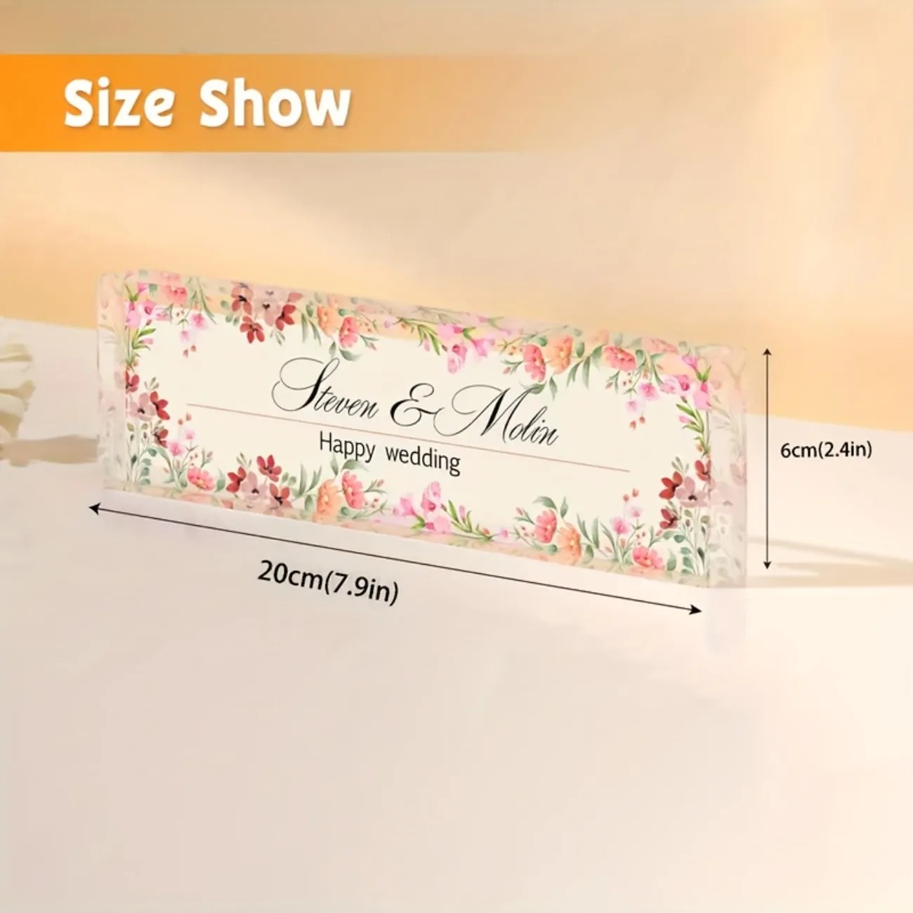 Placa de Nome Personalizável e - Desk Name Plate avaliação e preço
